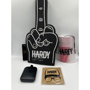 HARDY Quit Tour Foam Finger Flask Cups Sticker Hat Gift Set